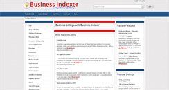 Desktop Screenshot of businessindexer.co.uk